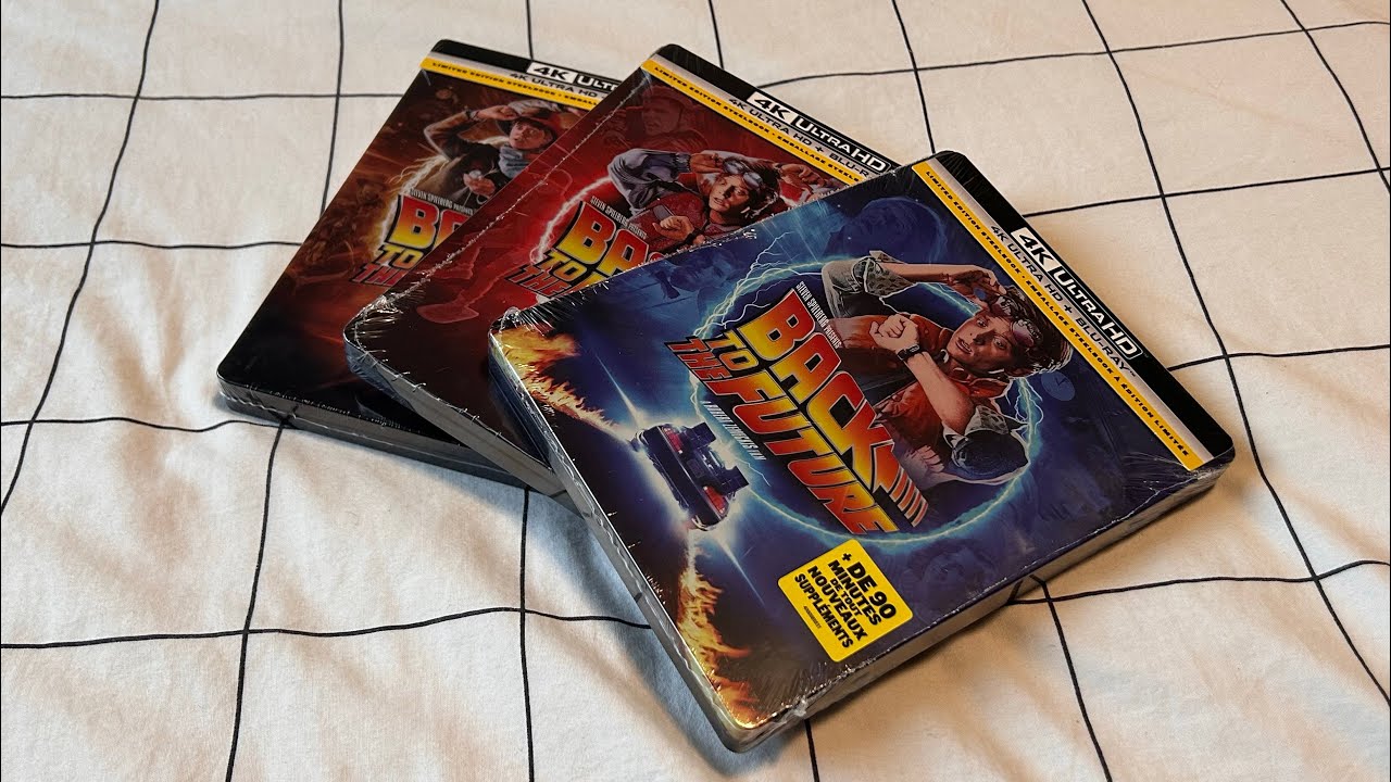 BACK TO THE FUTURE 40th Anniversary Trilogy STEELBOOK UNBOXING