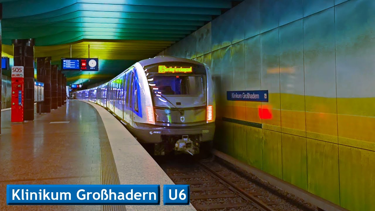 Klinikum Gro&szlig;hadern U6 : U-Bahn M&uuml;nchen ( MVG C2 )