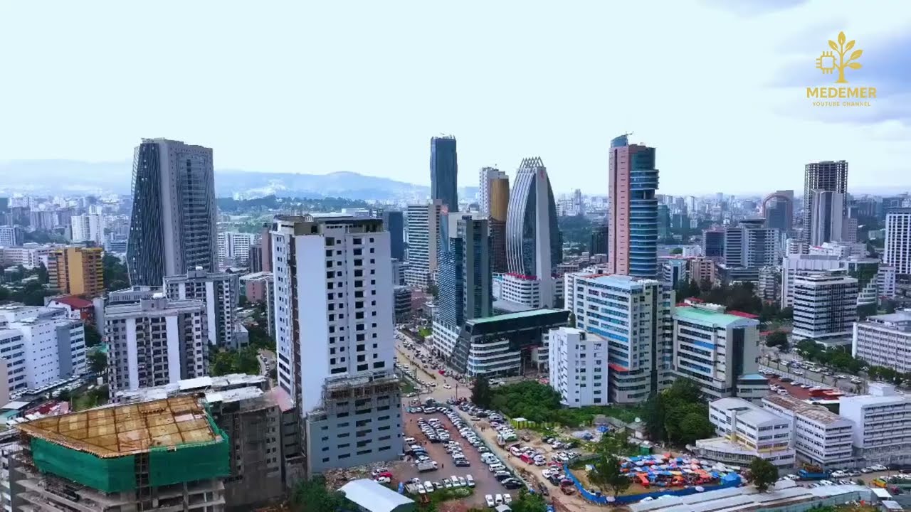 The new look of Addis. A drone footage taken yesterday.