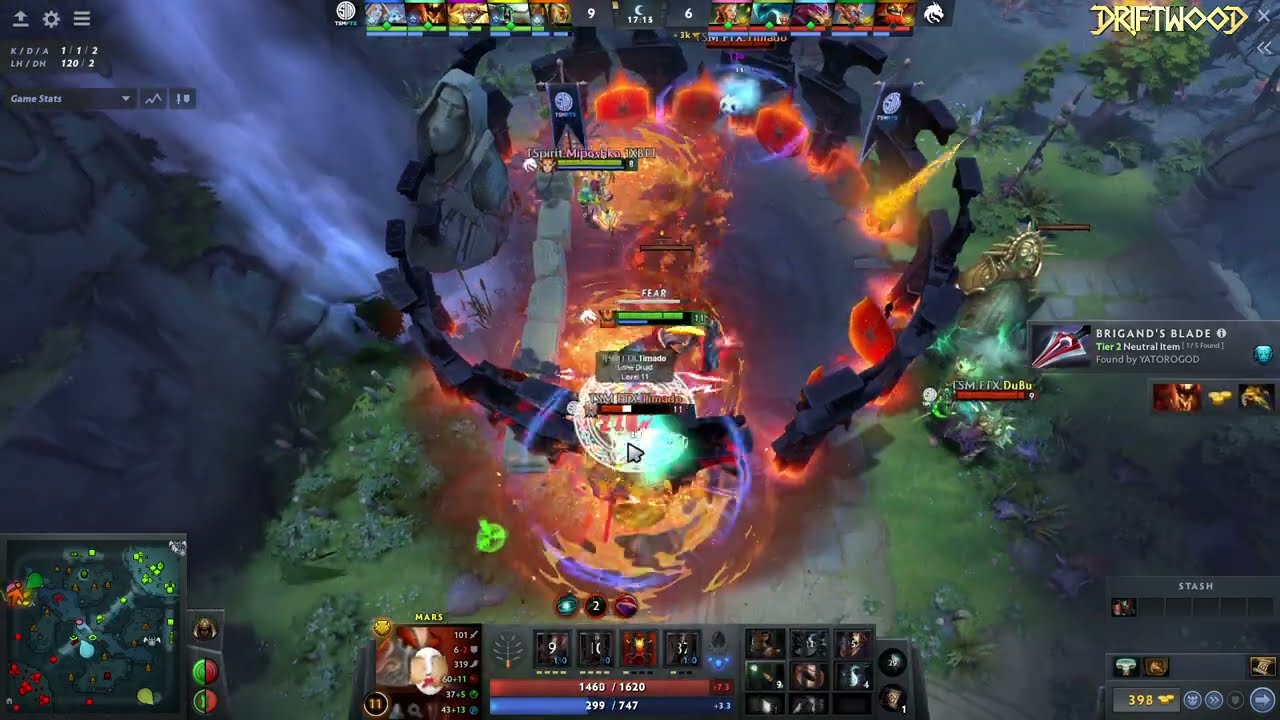Collapse Mars Spear into Arena
