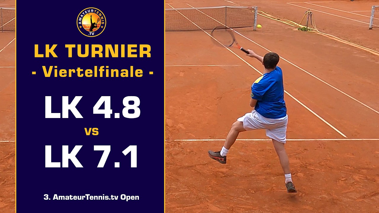 🎾 LK Turnier | Viertelfinale | Marvin (LK 4.8) vs. Darius (LK 7.1)  | NTRP 4.5 | Amateur Tennis
