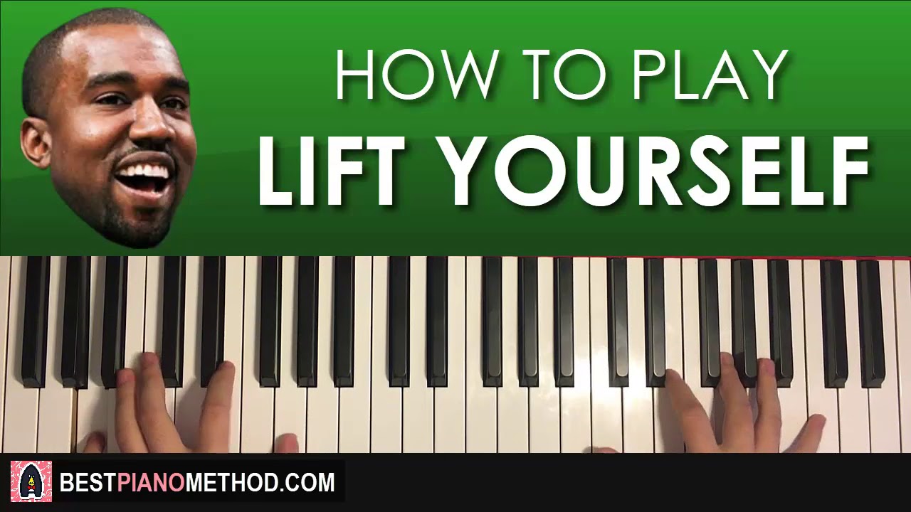 HOW TO PLAY - Kanye West - Lift Yourself (Piano Tutorial Lesson)