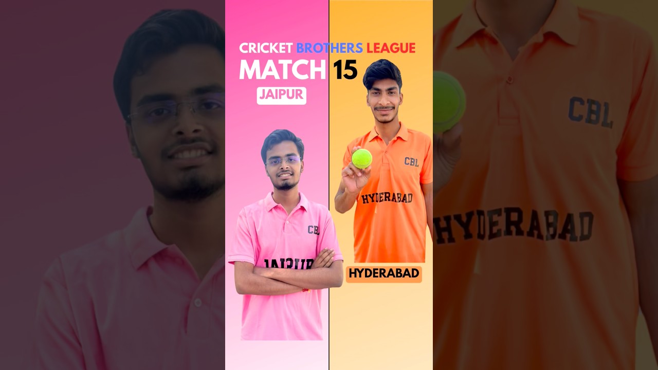 Jaipur vs Hyderabad | Match-15 | #cricket