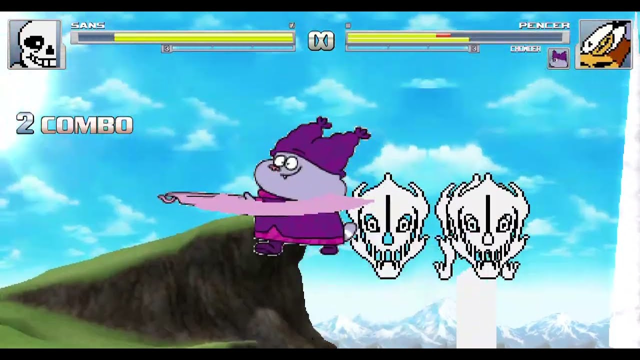 Mugen Battle Sans9 1v3 Survival