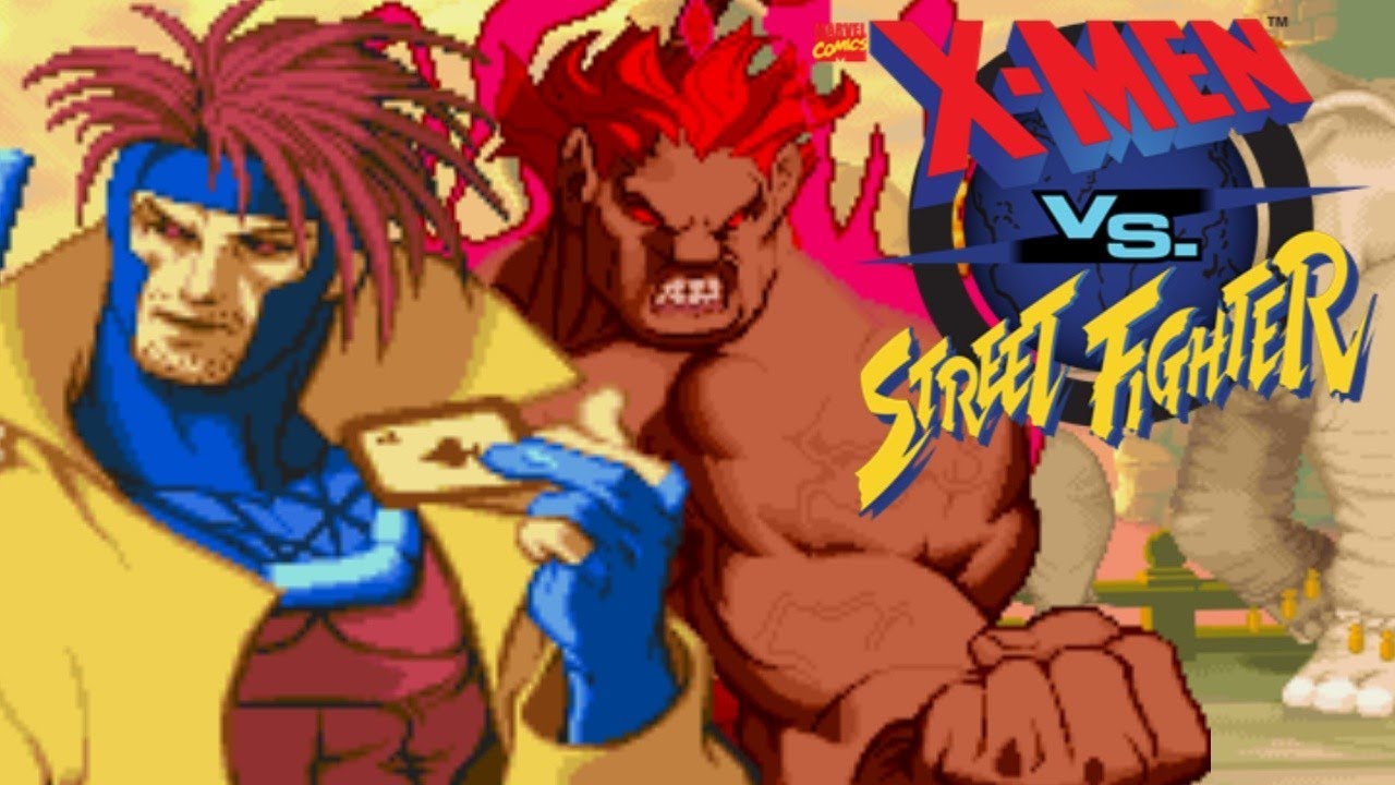 X-Men Vs Street Fighter - Gambit & Akuma
