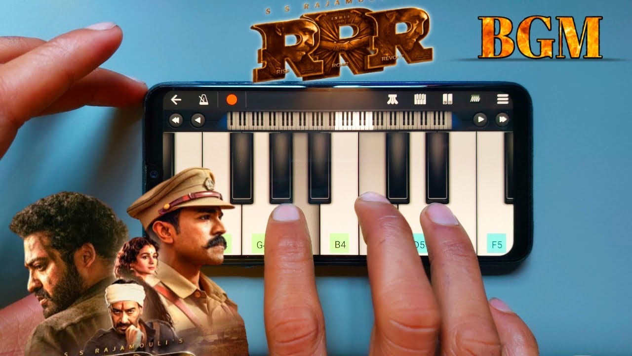 RRR- Ram Charan Entry Mass BGM | Walkband Cover By Piano Tadka