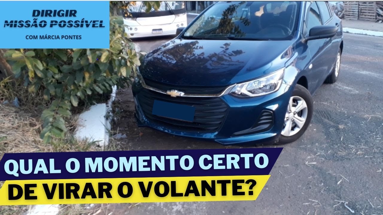 Qual o momento certo de virar o volante nas curvas e conversões? Márcia Pontes