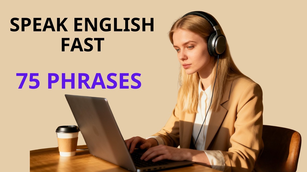 🎯 Master Everyday English Fast | 75 Essential Phrases You’ll Actually Use
