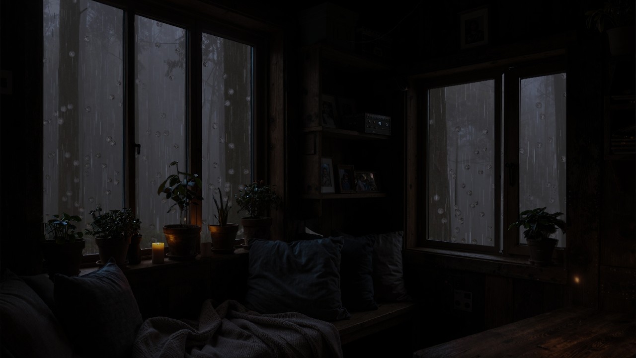 Soothing rhythms for focused study without disturbance - White noise rainforest 3 hours