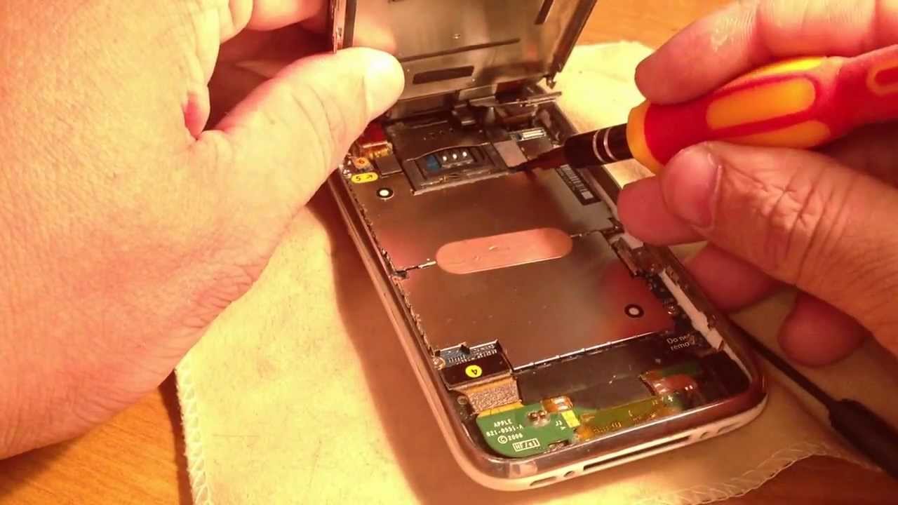 Разборка-сборка до винтика iPhone3G Часть1 - разборка