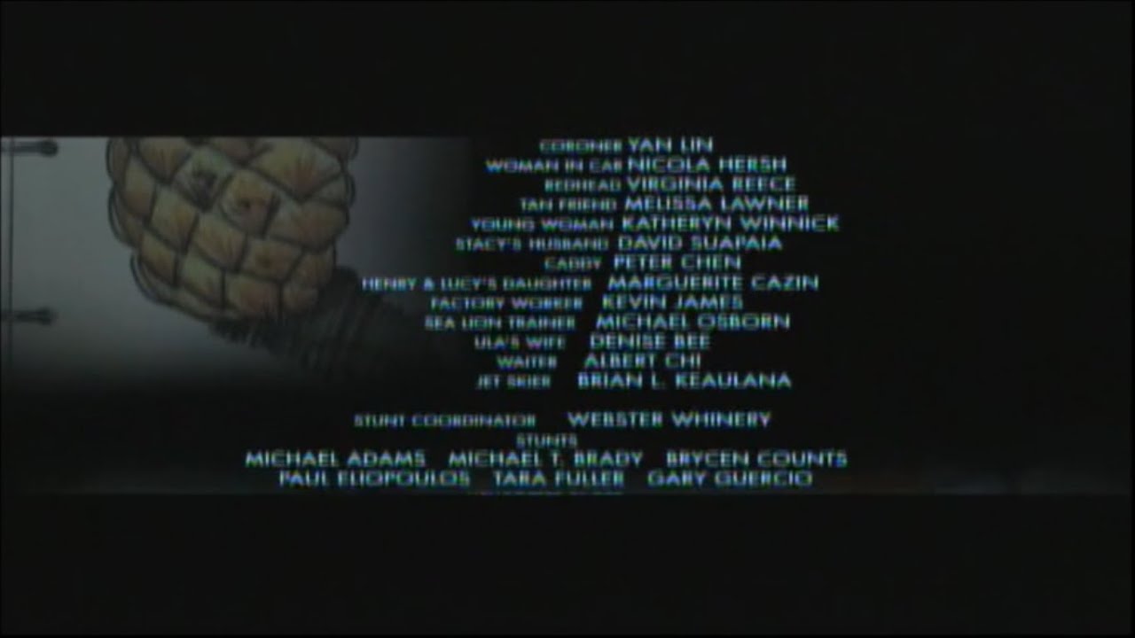 50 First Dates (2004) End Credits (TBS 2023)