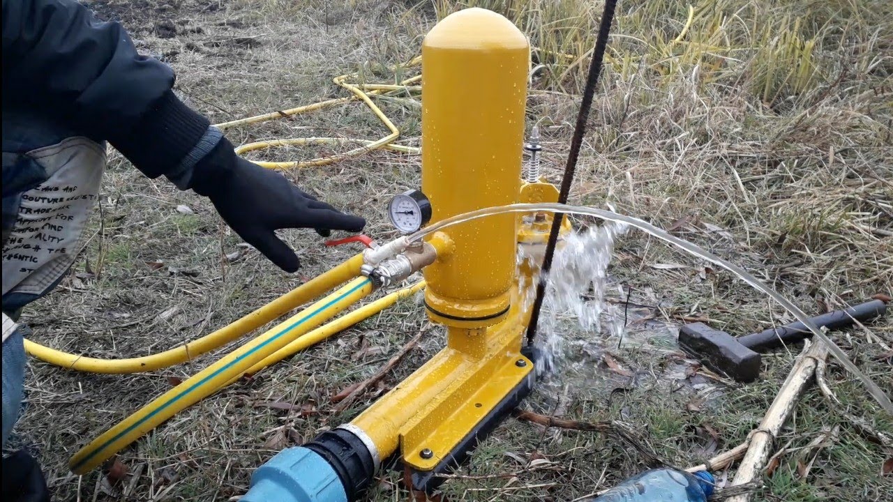 Гидротаран в работе.