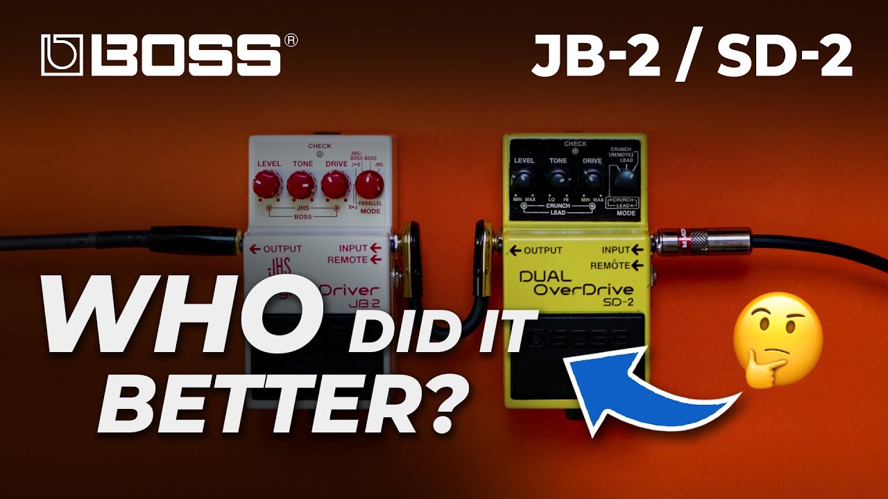 🤔 Which dual drive rules? BOSS JB-2 vs. BOSS SD-2