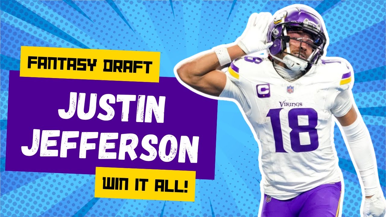 Drafting a CHAMPIONSHIP Fantasy Football Team Around Justin Jefferson | FFBC