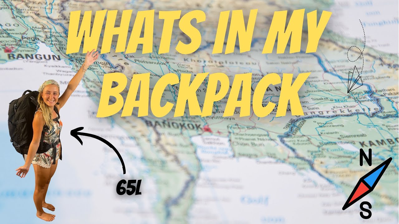 WHAT I PACKED FOR MY 1 YEAR BACKPACKING TRIP 🎒