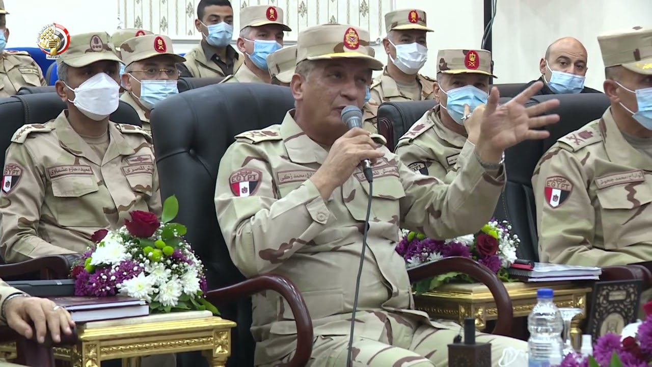 الفريق أول محمـد زكى  يشهد المرحلة الرئيسية لمشروع مراكز القيادة التعبوى 