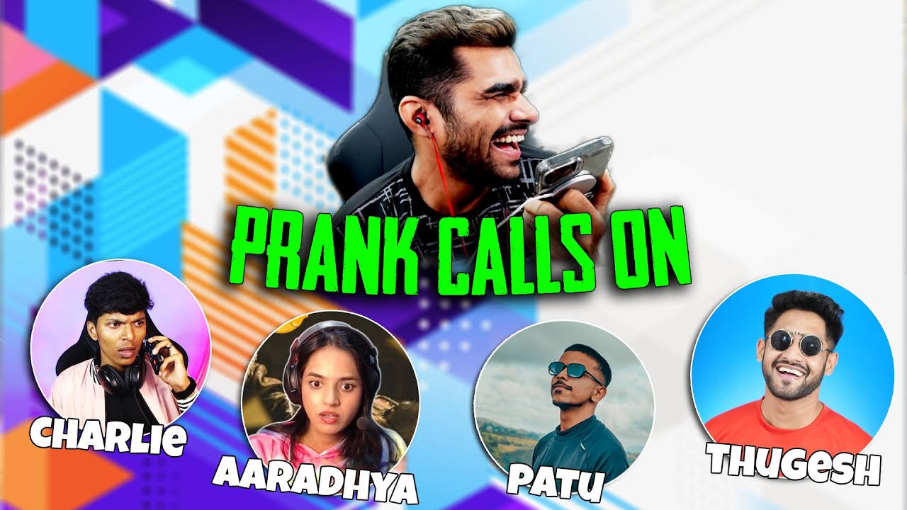 Prank Calls On @IMCharlie_ @vibewithaaradhyaa @patu_38 @Thugesh