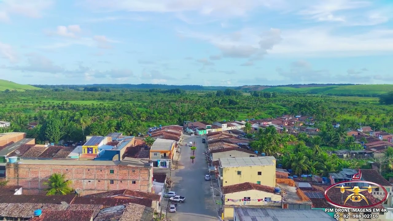 São Luiz do Quitunde - Alagoas Brasil - Visto de cima em 4K - Fimi X8 SE V2