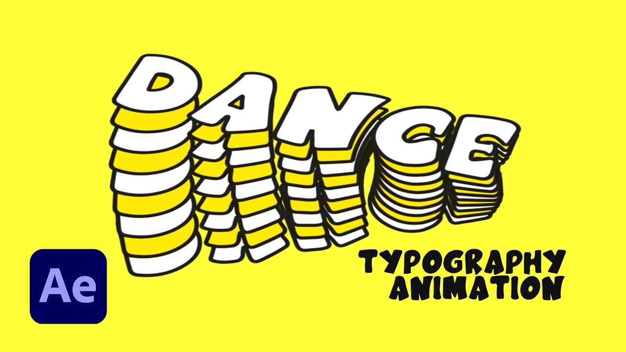 Dancing Typography Animation in After Effects | After Effects Tutorial
