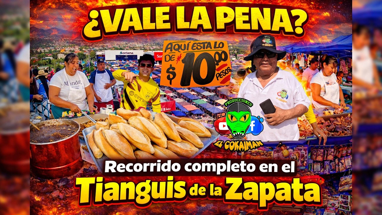 ¿VALE LA PENA? Un domingo en el Tianguis de la Zapata