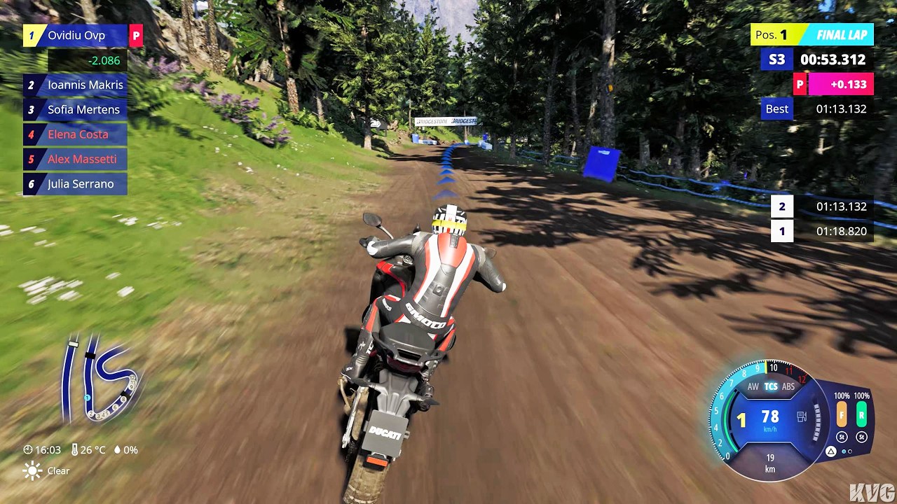 RIDE 6 - Alpine Enduro Park (Woodland Track) - Gameplay (PS5 UHD) [4K60FPS]