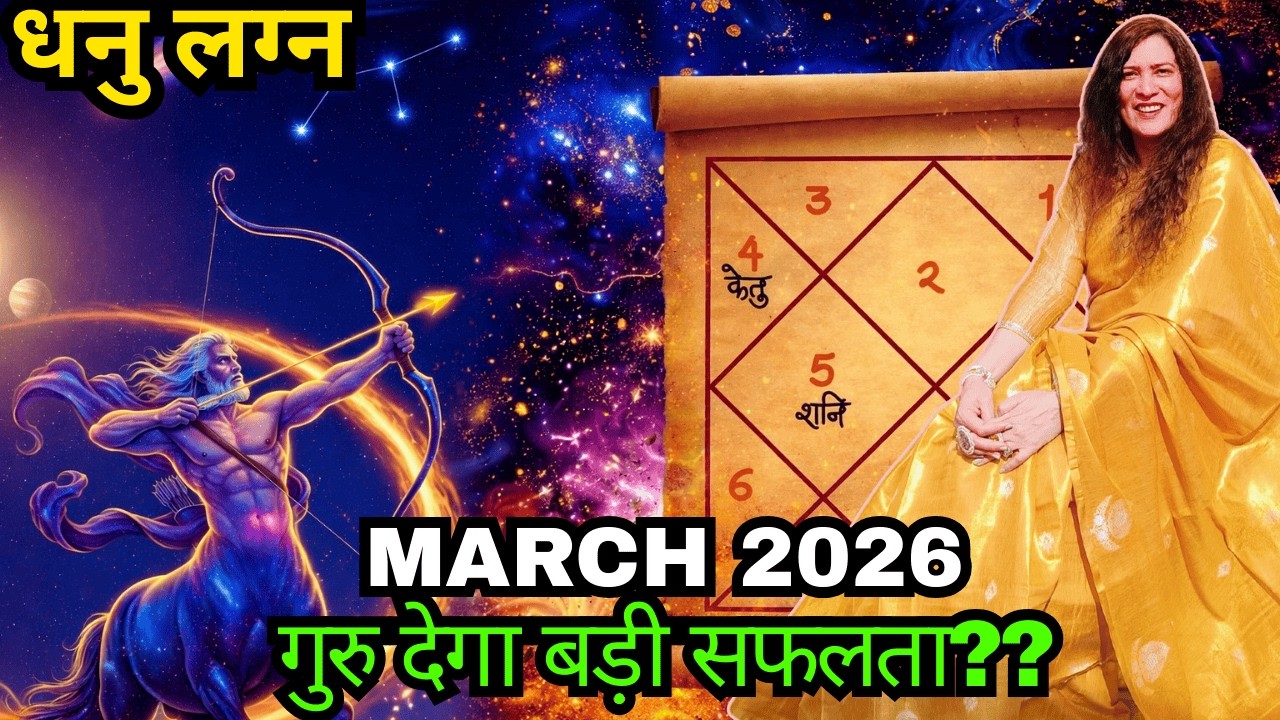 MARCH 2026 Dhanu Lagna/Sagittarius Horoscope: Guru Dega Big Success #astrology