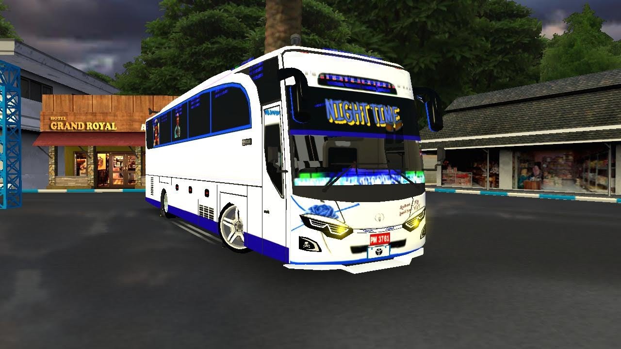NIGHT TIME BUS SKIN BUSSID 2025 GIVEAWAY 