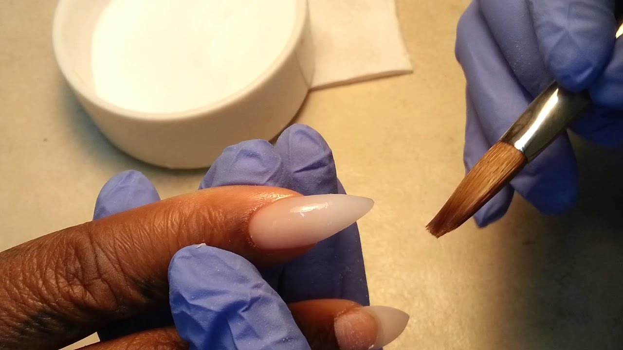 How to do One Ball Method Acrylic for long fingers