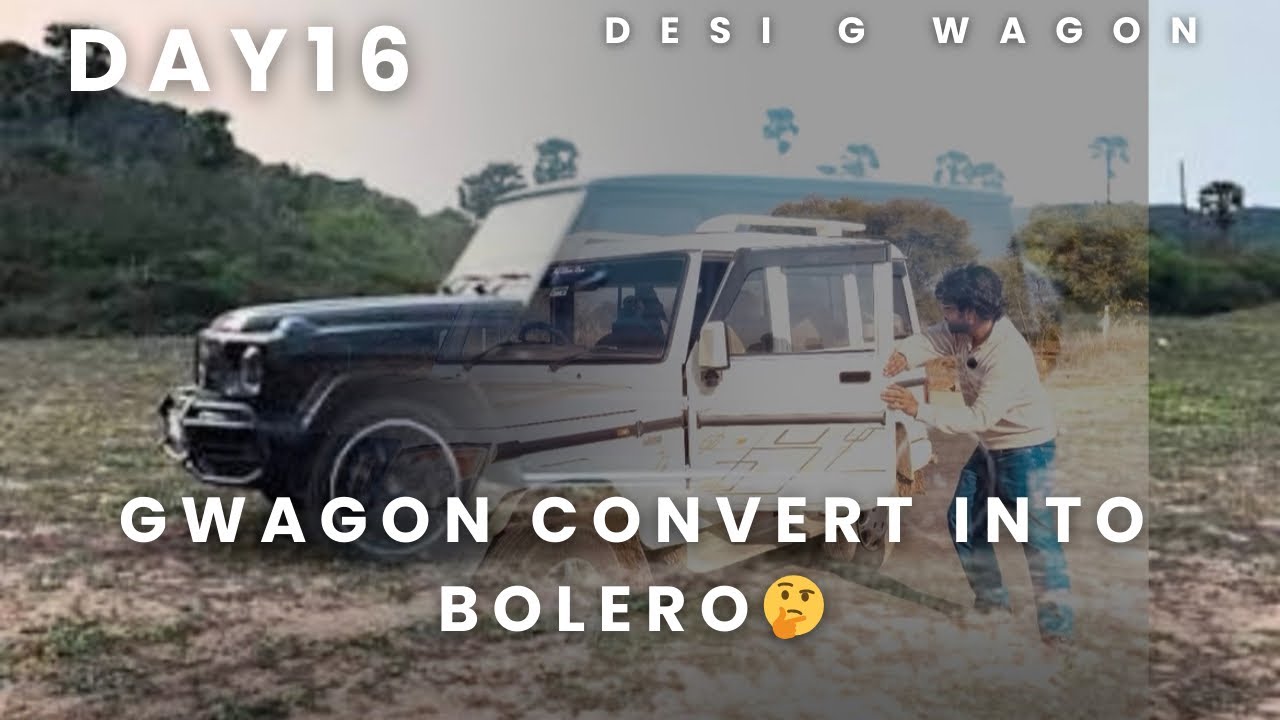 DESI G WAGON MAHINDRA BOLERO🫡🔥DAY16/365 #YASHONWHEELS #mahindra #dailyvlog 