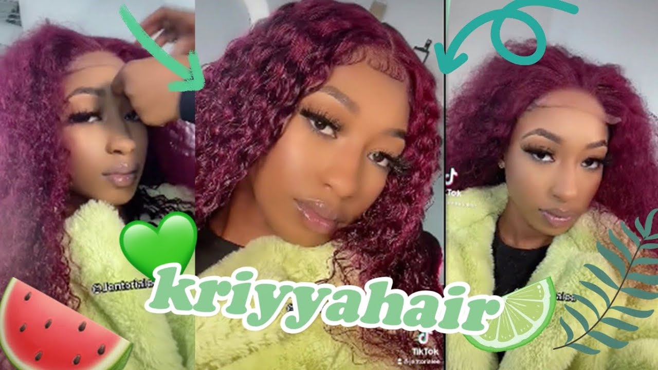 That Color!! 😻😻99J Burgundy Lace Part Wig Tutorial