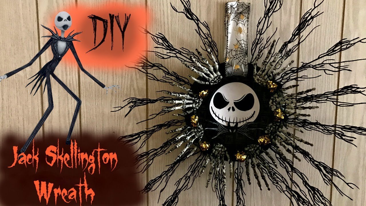 DIY Jack Skellington Wreath