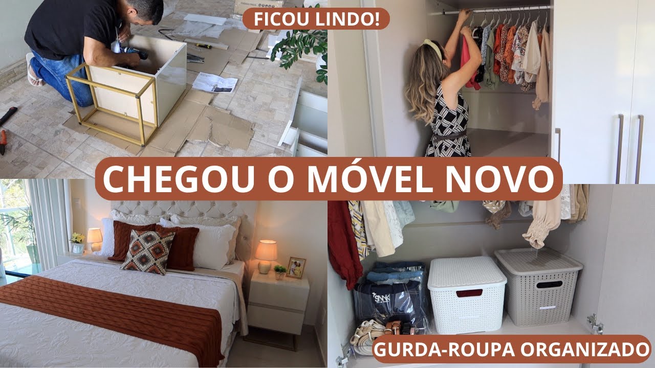 ORGANIZAÇÃO DE TODO GUARDA-ROUPA COM DICAS ÚTEIS, MUDANÇAS NA DECORAÇÃO DO QUARTO, CAMA POSTA E MAIS