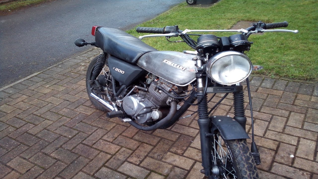 Kawasaki Z200 project (and short ride)