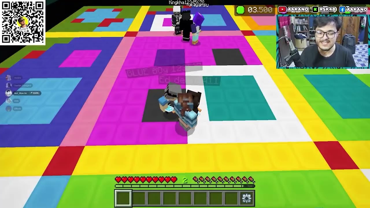 🇧🇩 Playing Block Party with Bros | Minecraft Multiplayer Part 4