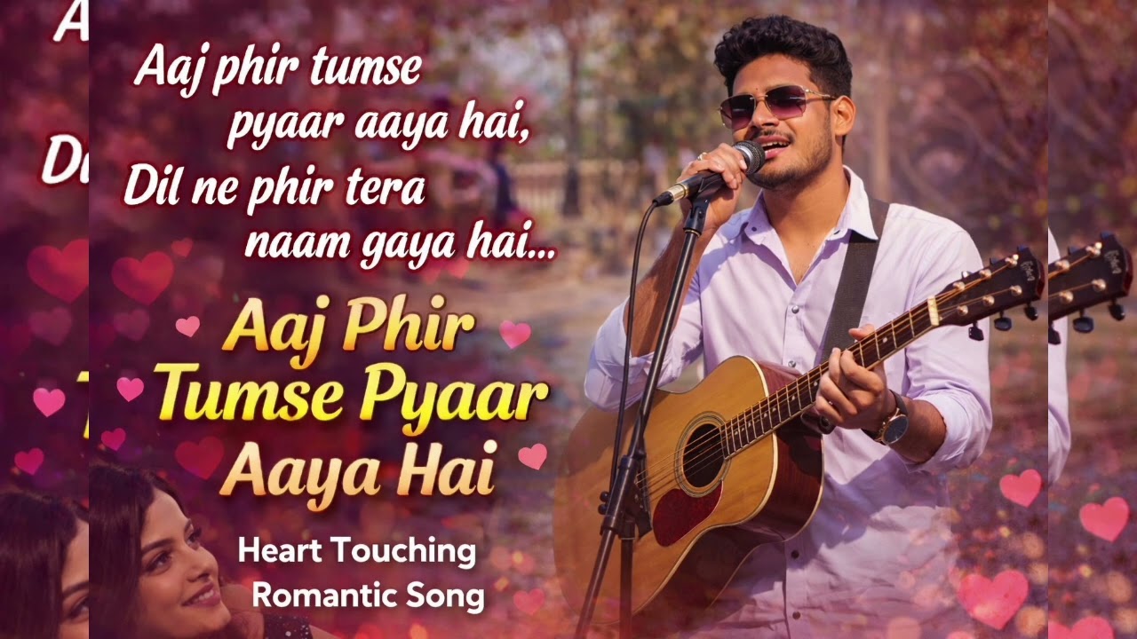 Aaj fir tumse pyaar aaya hai, Dil ne phir tera naam gaya hai... AI song 