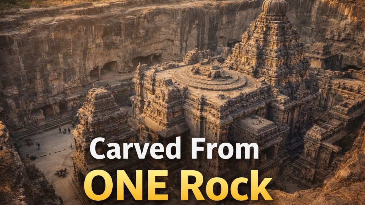 Kailasa Temple: The World’s Largest Structure Carved From a Single Rock @Infographicindia