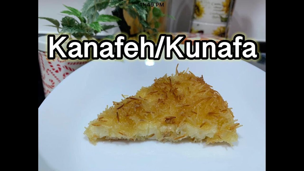 How to make Kunafa | Sweets | Middle East | #kunafa #sweets #kanafeh | Gwenchy Love