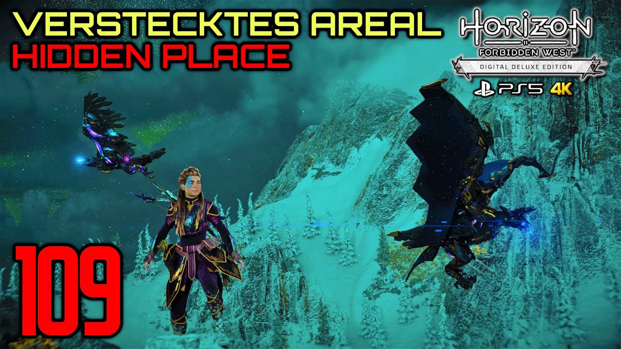 Horizon Forbidden West *109 • Verstecktes Areal: Sturmvogel und Schreckflügel • Graugipfel erkunden