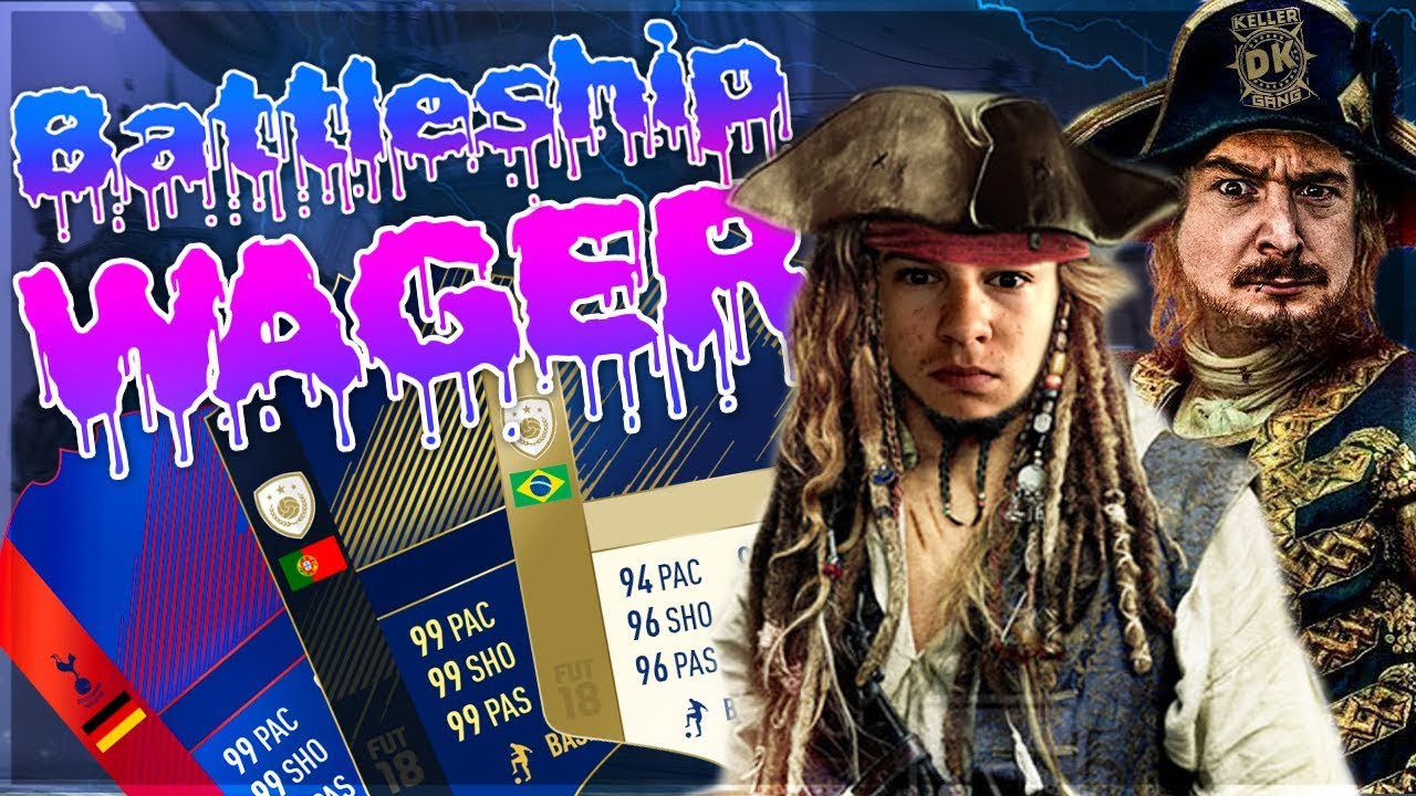 FIFA 18: BATTLESHIP WAGER vs DerKeller 😱🔥 EXTREMER DISCARD !!