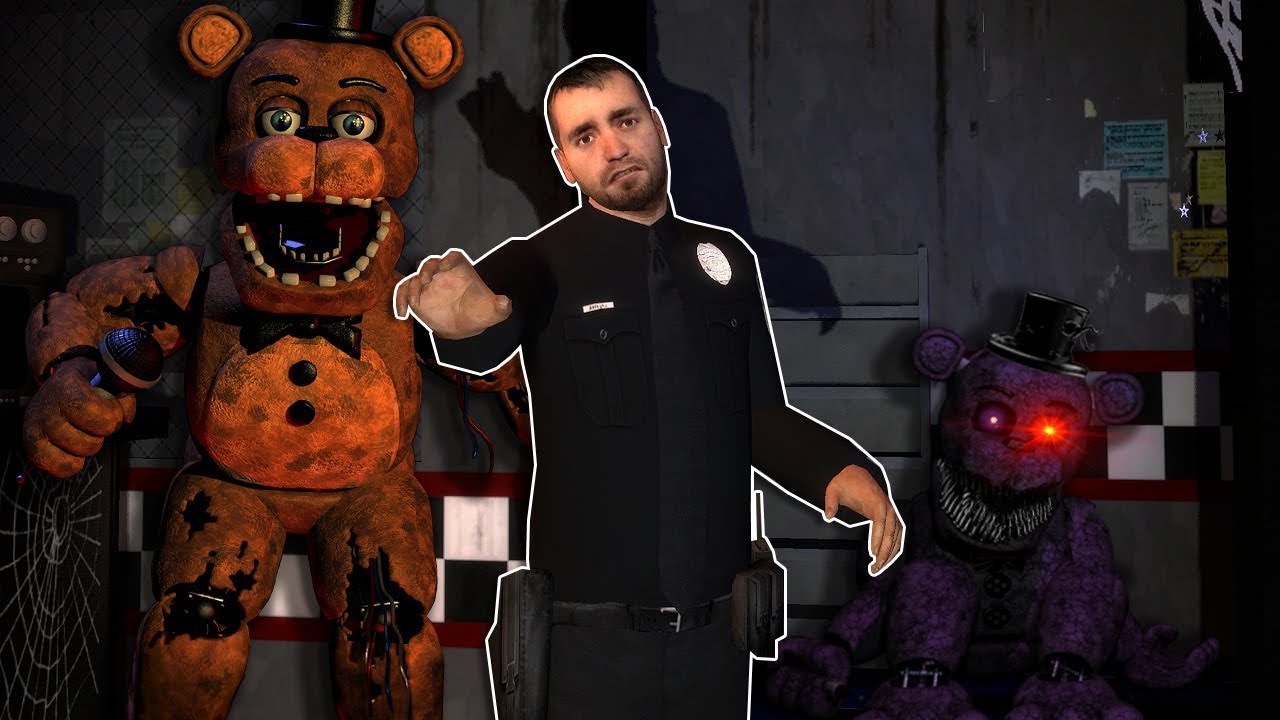 Working Overtime at the Five Nights At Freddy's Pizzeria in Garry's Mod! - FNAF Gmod Survival