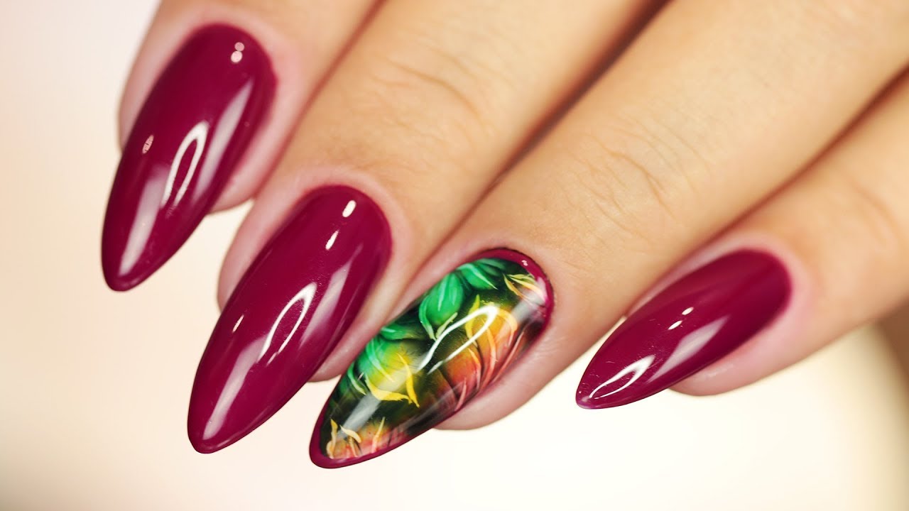 💅 JESIENNE PAZNOKCIE - Kolorowe Liście | Semilac Sharm Effect 💅