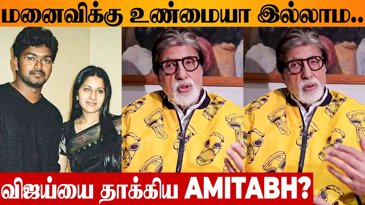 Vijay - Sangeetha Divorce 😨 Actor Amitabh Bachchan Reacts? Truth Revealed |Affair With Actress Issue