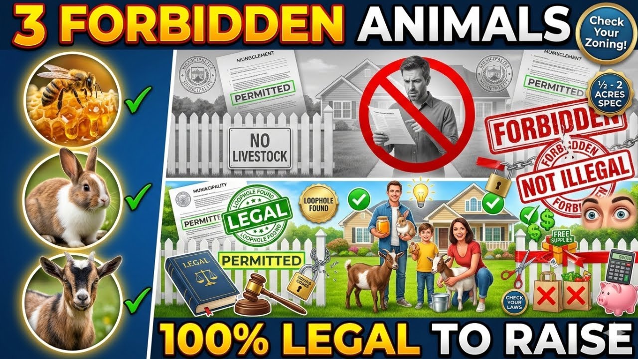 3 Forbidden Animals You Can Legally Raise for Free Supplies