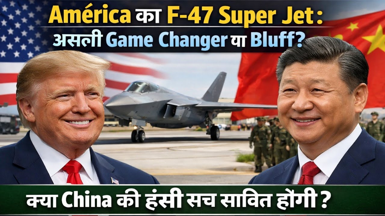America का F-47 Fighter Jet: China क्यों हंस रहा है? | Trump vs China Air Power