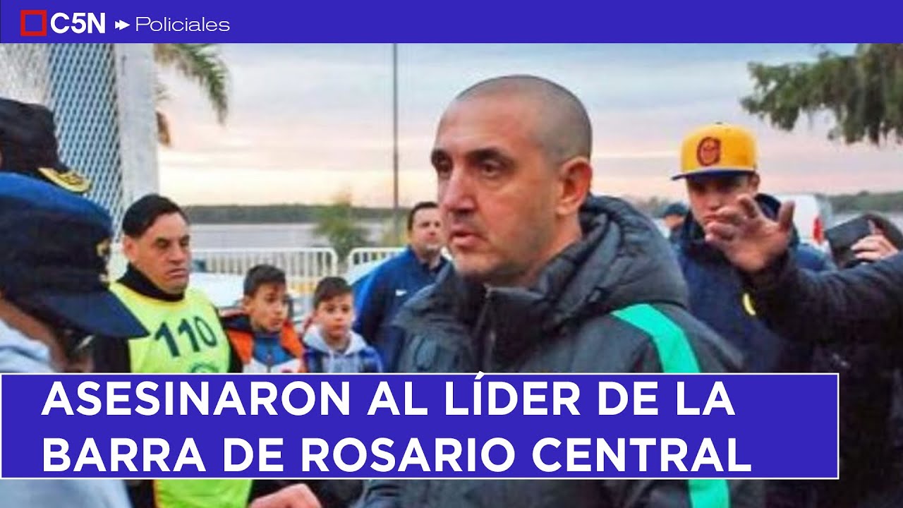 ASESINARON a BALAZOS a PILLÍN BRACAMONTE, LÍDER de la BARRA de ROSARIO CENTRAL