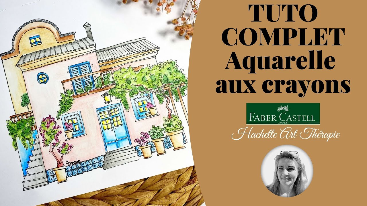 Comment débuter un COLORIAGE AQUARELLE aux crayons Albrecht Durer Faber Castell Boutique du monde