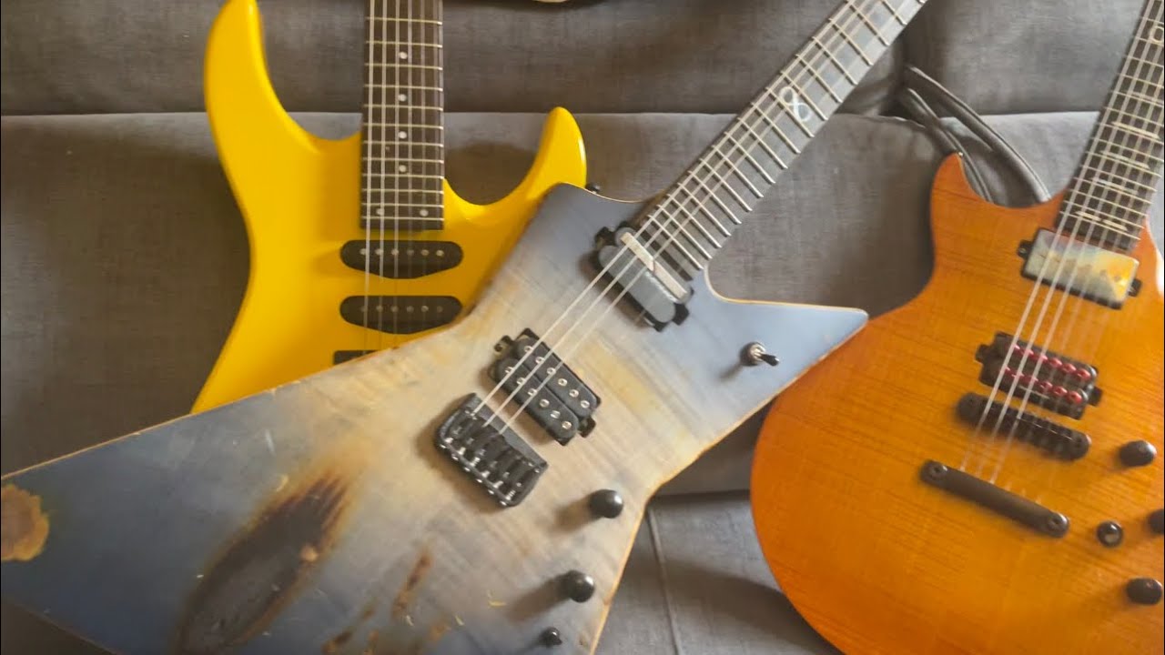 Six-Year-Old Critiques Dad's Guitar Gear Collection