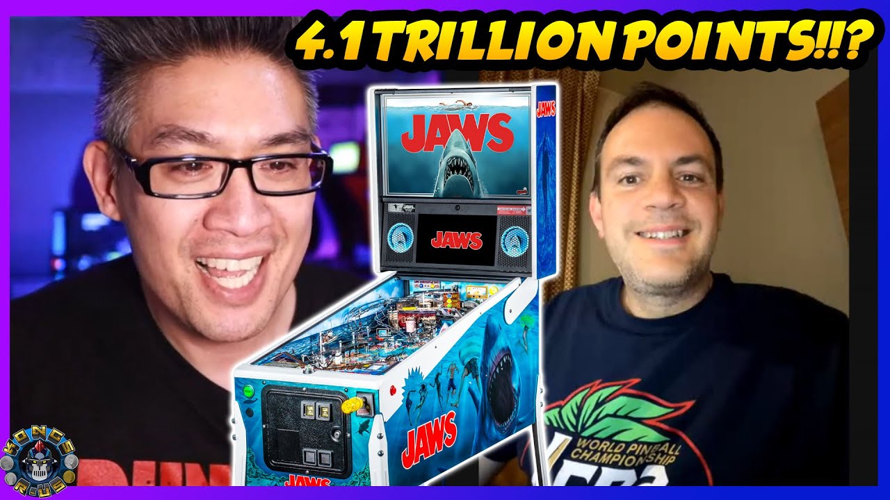 This Guy KILLED Jaws Pinball by Stern w/ 4.1 Trillion Points! | Interview w/ Eric Stone