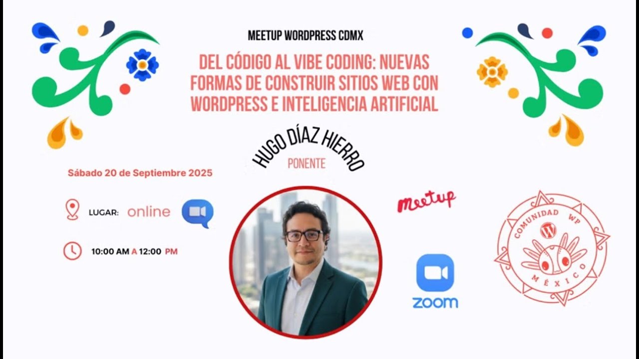 Del Código al Vibe Coding: Nuevas Formas de Construir Sitios Web #WordPress #IA #NoCode #networking