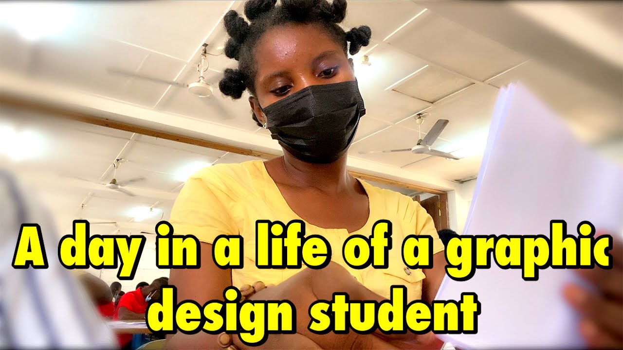 A day in a life of a graphic design student | Takoradi Technical University (HND)